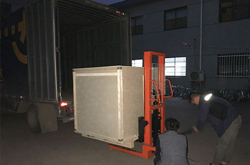 永州客戶SMT設備專車送貨，貨到上門安裝調試